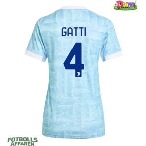 Juventus Federico Gatti #4 Bortatröja Kvinnor 2025-26 Kortärmad